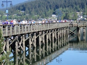 Crowd of 14th Annual Hike for Hospice in Summerland, BC