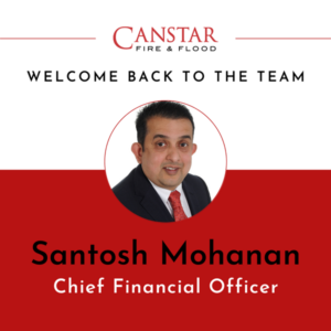 Canstar fire & flood welcome back to the team